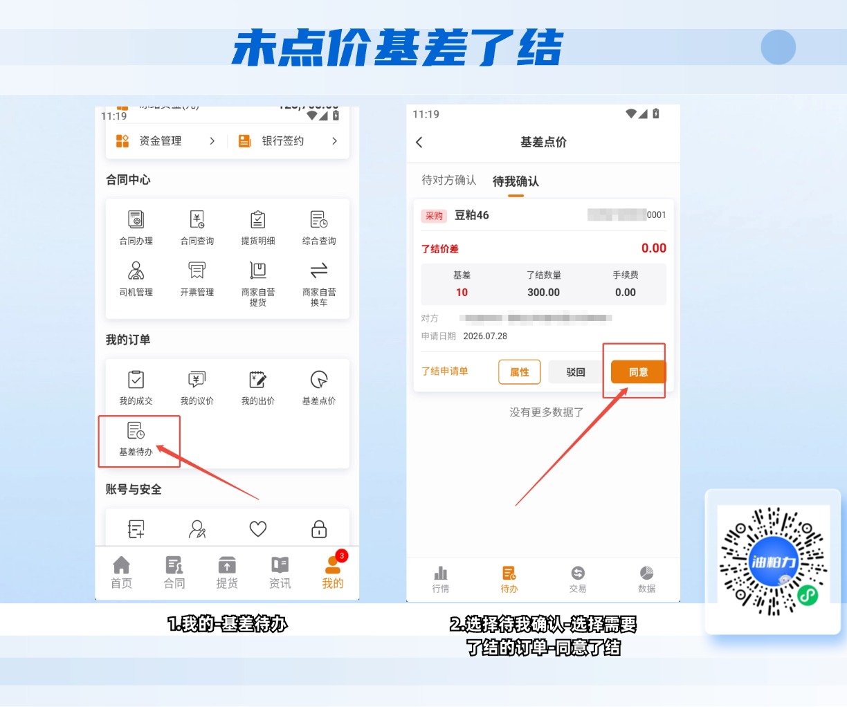 未点价基差的订单了结